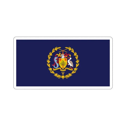 Flag of the President of Barbados STICKER Vinyl Die-Cut Decal 2 Inch - The Sticker Space