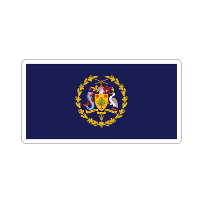 Flag of the President of Barbados STICKER Vinyl Die-Cut Decal-3 Inch-The Sticker Space