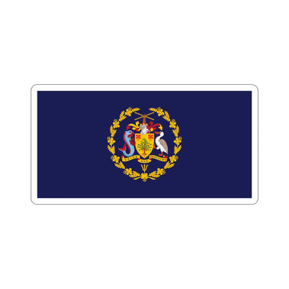 Flag of the President of Barbados STICKER Vinyl Die-Cut Decal-5 Inch-The Sticker Space