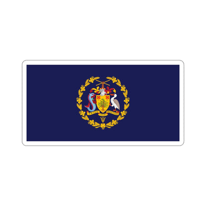 Flag of the President of Barbados STICKER Vinyl Die-Cut Decal-6 Inch-The Sticker Space