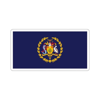 Flag of the President of Barbados STICKER Vinyl Die-Cut Decal 6 Inch - The Sticker Space