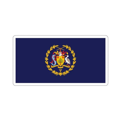 Flag of the President of Barbados STICKER Vinyl Die-Cut Decal - The Sticker Space