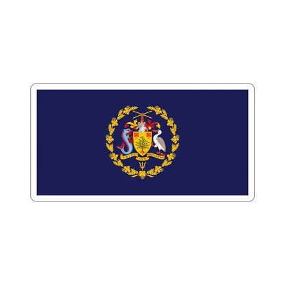 Flag of the President of Barbados STICKER Vinyl Die-Cut Decal - The Sticker Space