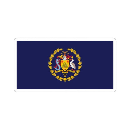 Flag of the President of Barbados STICKER Vinyl Die-Cut Decal - The Sticker Space