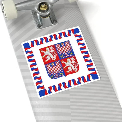 Flag of the President of Bohemia and Moravia 1939-1945 (Czech Republic) STICKER Vinyl Kiss-Cut Decal - The Sticker Space