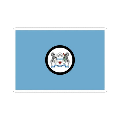 Flag of the President of Botswana (Botswana) STICKER Vinyl Kiss-Cut Decal 4 Inch White - The Sticker Space