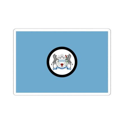 Flag of the President of Botswana (Botswana) STICKER Vinyl Kiss-Cut Decal 6 Inch White - The Sticker Space