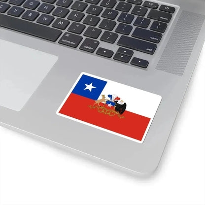 Flag of the President of Chile 1854-1920 (Chile) STICKER Vinyl Kiss-Cut Decal - The Sticker Space