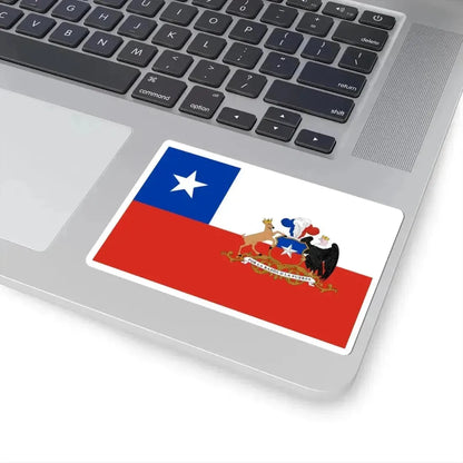 Flag of the President of Chile 2 (Chile) STICKER Vinyl Kiss-Cut Decal - The Sticker Space