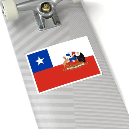 Flag of the President of Chile 2 (Chile) STICKER Vinyl Kiss-Cut Decal - The Sticker Space