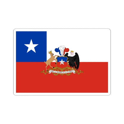 Flag of the President of Chile (Chile) STICKER Vinyl Kiss-Cut Decal 2 Inch White - The Sticker Space