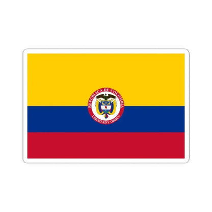 Flag of the President of Colombia (Colombia) STICKER Vinyl Kiss-Cut Decal 2 Inch White - The Sticker Space