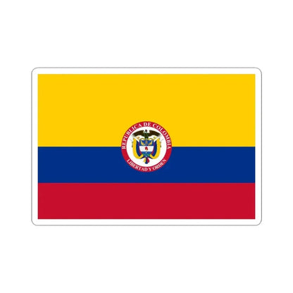 Flag of the President of Colombia (Colombia) STICKER Vinyl Kiss-Cut Decal 3 Inch White - The Sticker Space