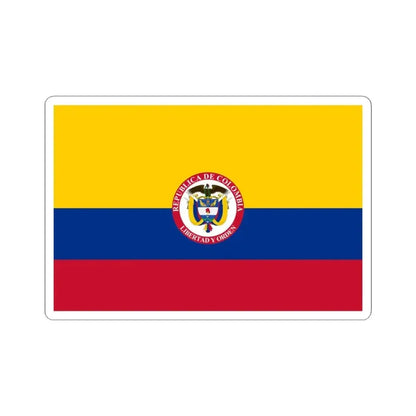 Flag of the President of Colombia (Colombia) STICKER Vinyl Kiss-Cut Decal 4 Inch White - The Sticker Space