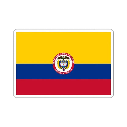 Flag of the President of Colombia (Colombia) STICKER Vinyl Kiss-Cut Decal 6 Inch White - The Sticker Space