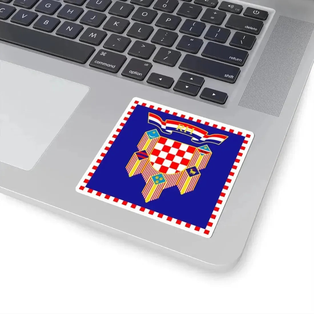 Flag of the President of Croatia (Croatia) STICKER Vinyl Kiss-Cut Decal - The Sticker Space
