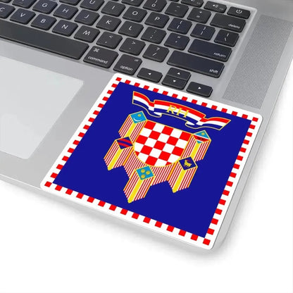 Flag of the President of Croatia (Croatia) STICKER Vinyl Kiss-Cut Decal - The Sticker Space