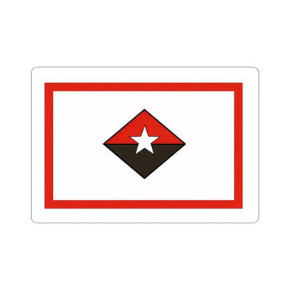 Flag of the President of Cuba Commander-in-Chief (Cuba) STICKER Vinyl Kiss-Cut Decal 4 Inch White - The Sticker Space