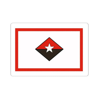 Flag of the President of Cuba Commander-in-Chief (Cuba) STICKER Vinyl Kiss-Cut Decal 6 Inch White - The Sticker Space