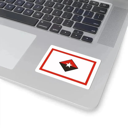 Flag of the President of Cuba Commander-in-Chief (Cuba) STICKER Vinyl Kiss-Cut Decal - The Sticker Space