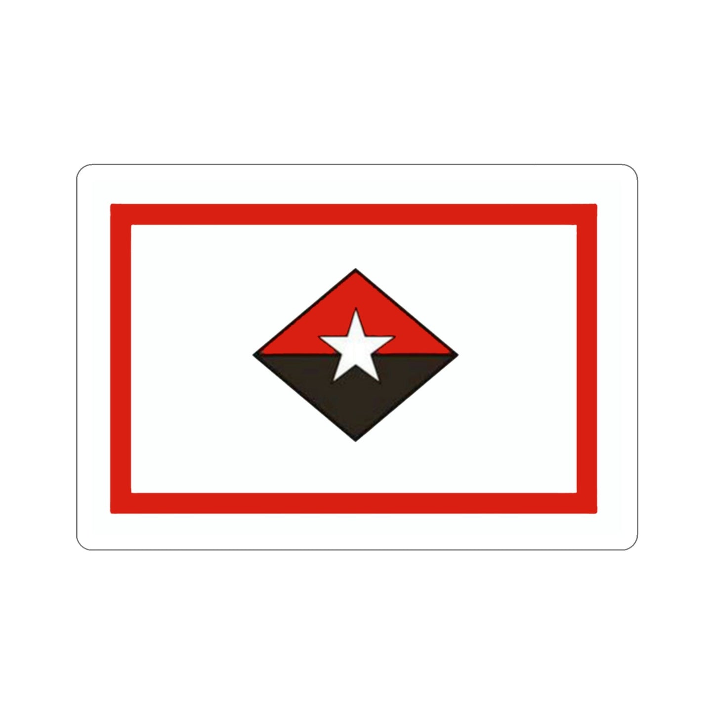 Flag of the President of Cuba (Commander-in-Chief) STICKER Vinyl Die-Cut Decal-3 Inch-The Sticker Space