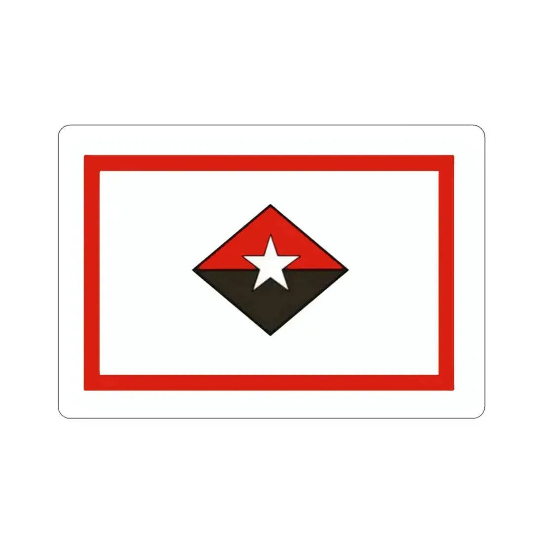 Flag of the President of Cuba (Commander-in-Chief) STICKER Vinyl Die-Cut Decal 3 Inch - The Sticker Space