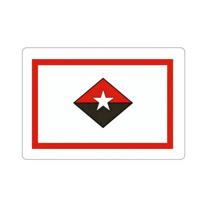 Flag of the President of Cuba (Commander-in-Chief) STICKER Vinyl Die-Cut Decal 3 Inch - The Sticker Space