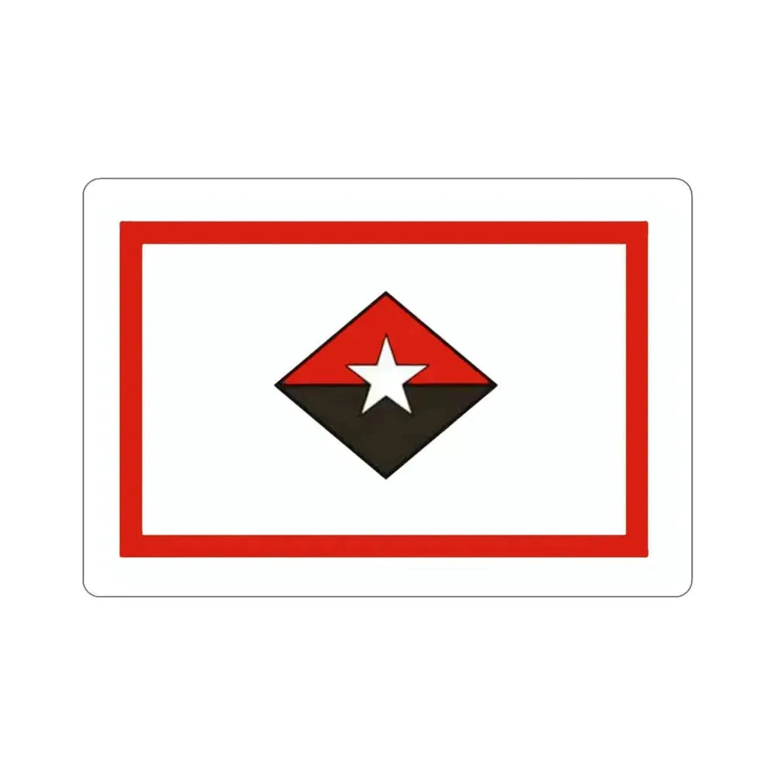 Flag of the President of Cuba (Commander-in-Chief) STICKER Vinyl Die-Cut Decal 4 Inch - The Sticker Space