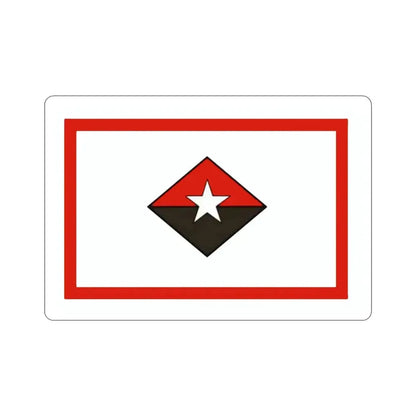 Flag of the President of Cuba (Commander-in-Chief) STICKER Vinyl Die-Cut Decal 4 Inch - The Sticker Space