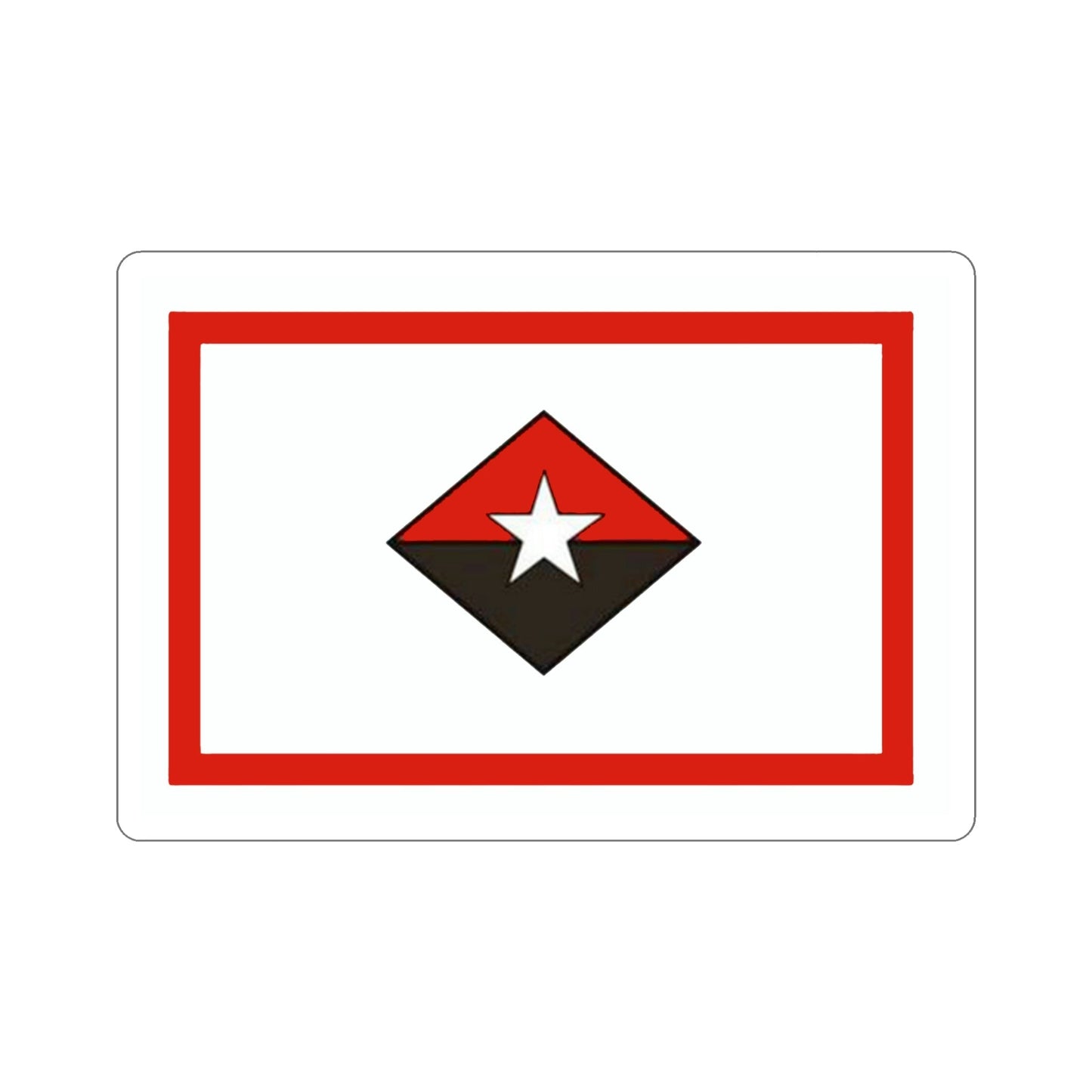 Flag of the President of Cuba (Commander-in-Chief) STICKER Vinyl Die-Cut Decal-5 Inch-The Sticker Space