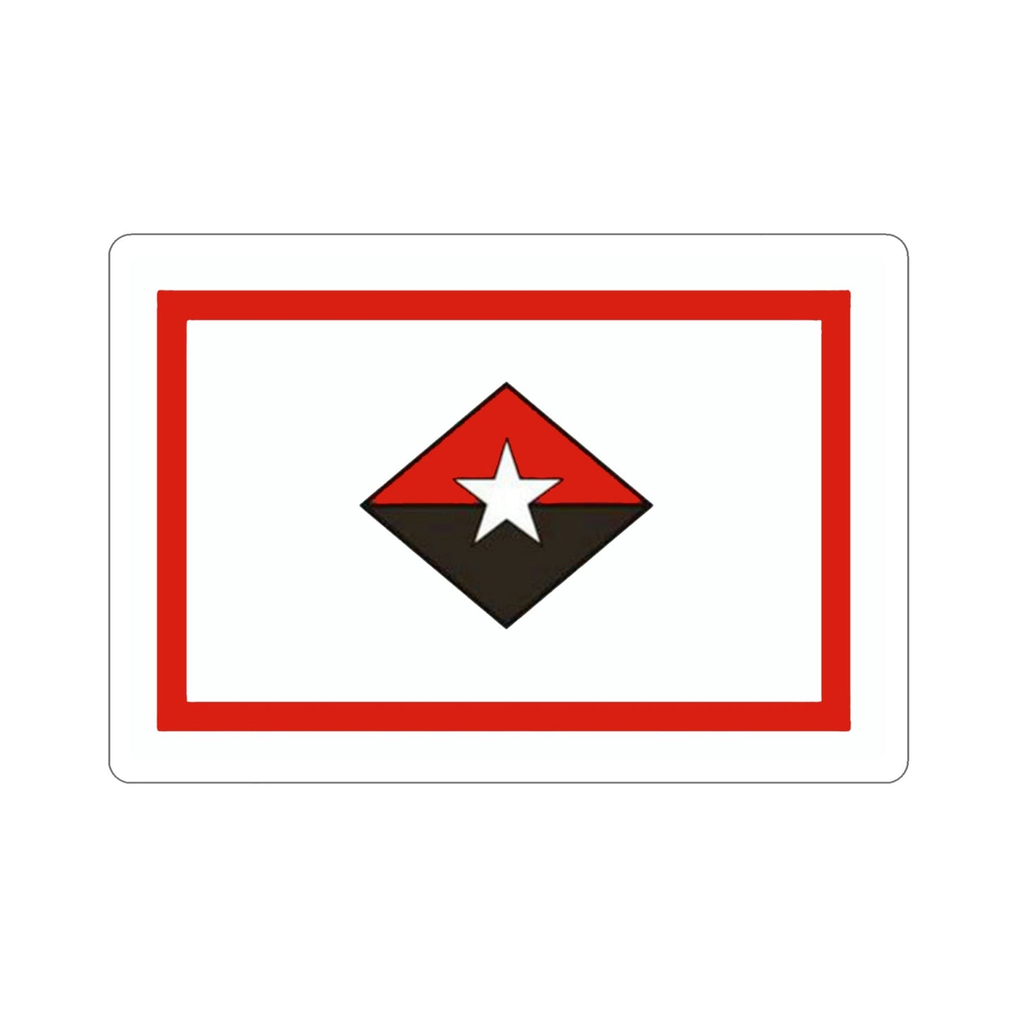 Flag of the President of Cuba (Commander-in-Chief) STICKER Vinyl Die-Cut Decal-6 Inch-The Sticker Space