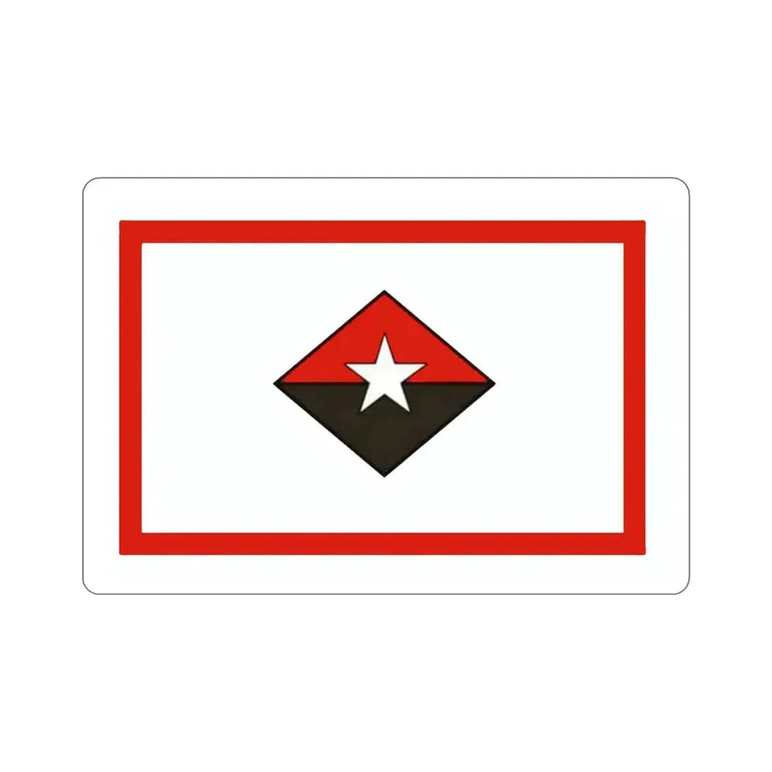 Flag of the President of Cuba (Commander-in-Chief) STICKER Vinyl Die-Cut Decal 6 Inch - The Sticker Space