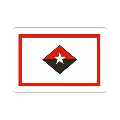 Flag of the President of Cuba (Commander-in-Chief) STICKER Vinyl Die-Cut Decal 6 Inch - The Sticker Space