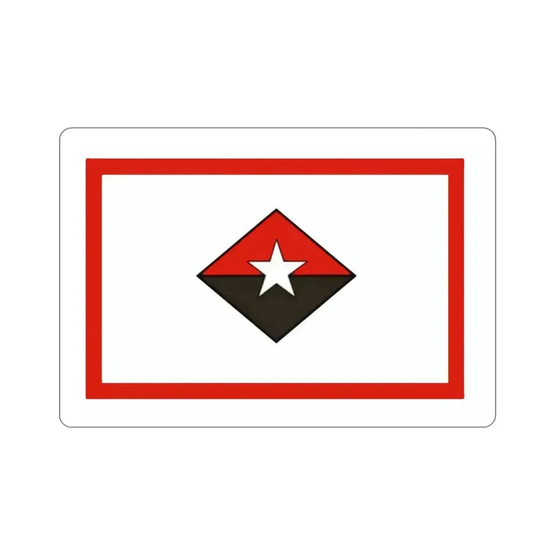 Flag of the President of Cuba (Commander-in-Chief) STICKER Vinyl Die-Cut Decal - The Sticker Space