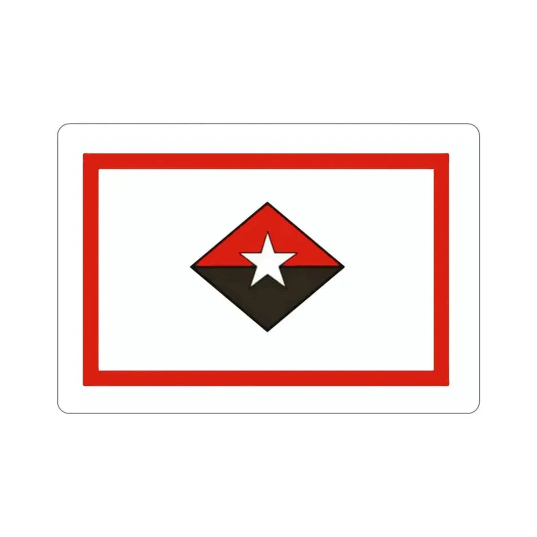 Flag of the President of Cuba (Commander-in-Chief) STICKER Vinyl Die-Cut Decal - The Sticker Space