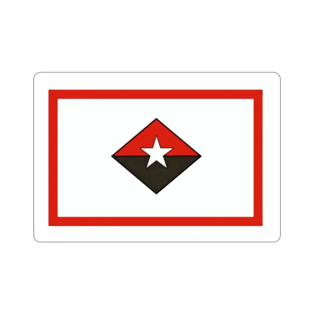Flag of the President of Cuba (Commander-in-Chief) STICKER Vinyl Die-Cut Decal - The Sticker Space