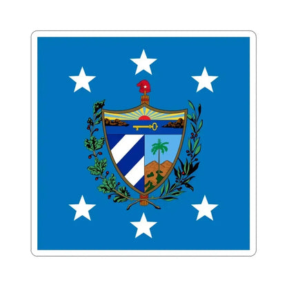 Flag of the President of Cuba STICKER Vinyl Die-Cut Decal 3 Inch - The Sticker Space