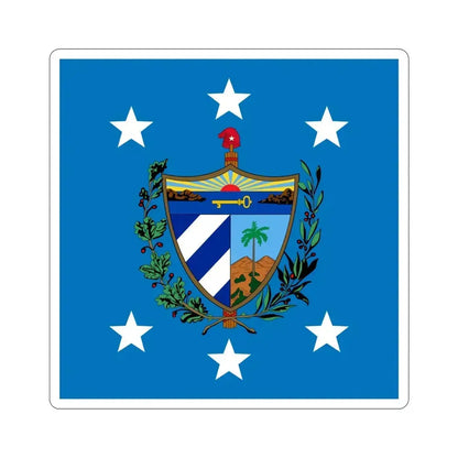 Flag of the President of Cuba STICKER Vinyl Die-Cut Decal 5 Inch - The Sticker Space
