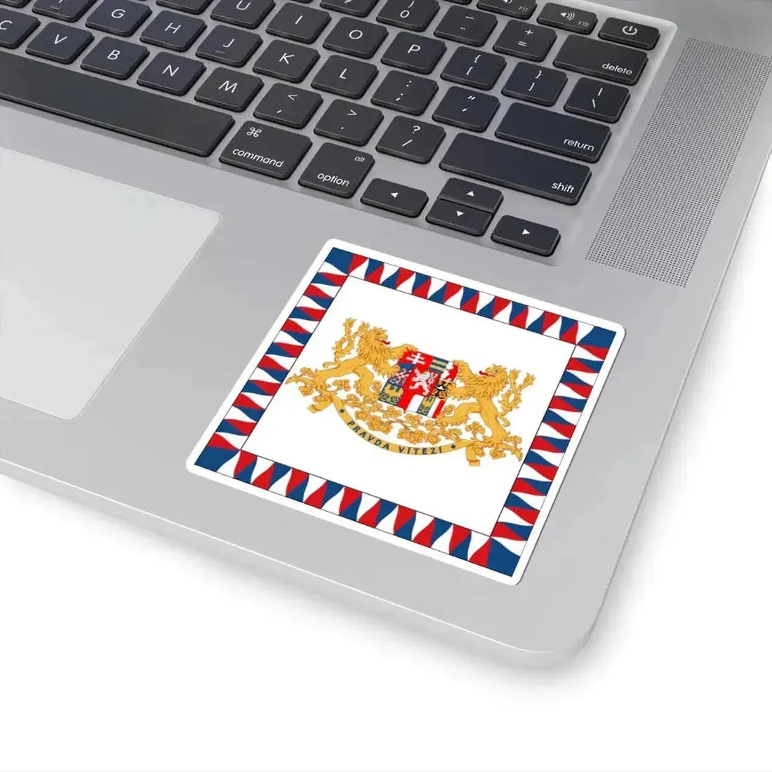 Flag of the President of Czechoslovakia 1918-1939 1945-1960 (Czech Republic) STICKER Vinyl Kiss-Cut Decal - The Sticker Space