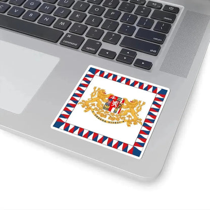 Flag of the President of Czechoslovakia 1918-1939 1945-1960 (Czech Republic) STICKER Vinyl Kiss-Cut Decal - The Sticker Space