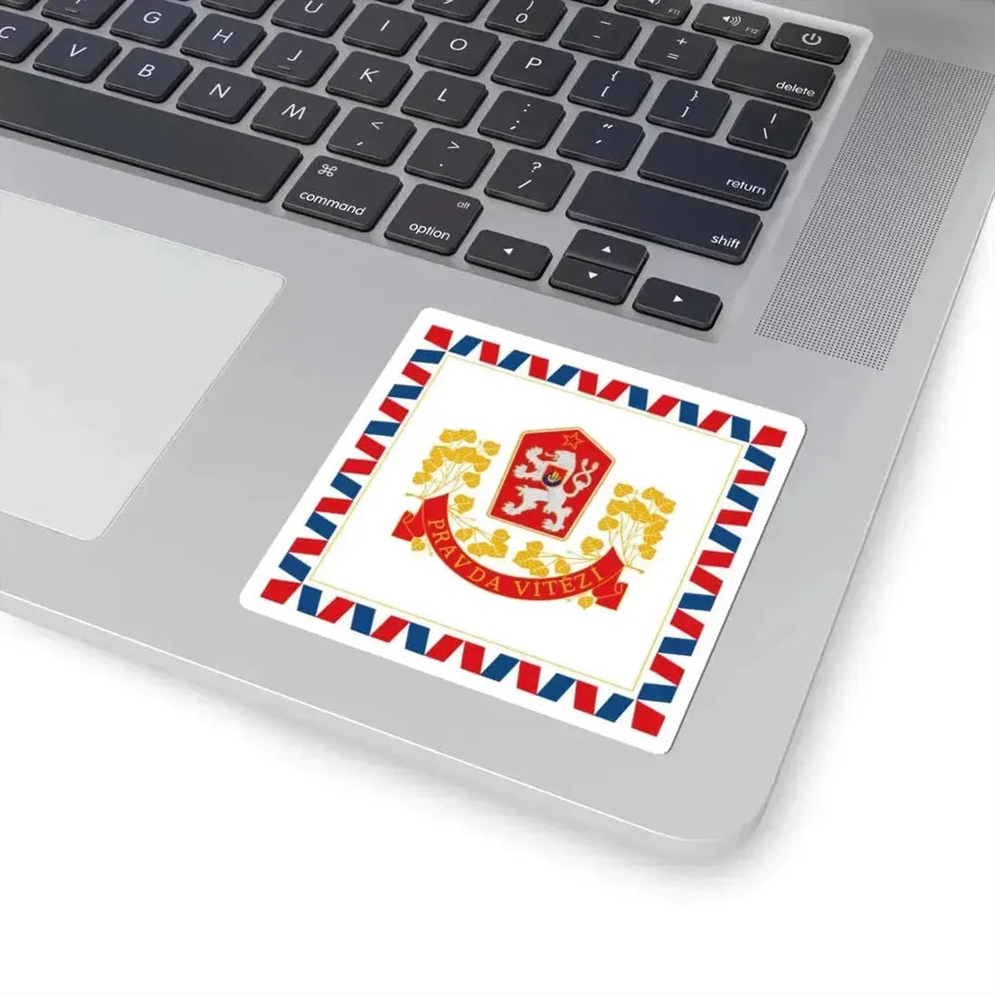 Flag of the President of Czechoslovakia 1960-1990 (Czech Republic) STICKER Vinyl Kiss-Cut Decal - The Sticker Space