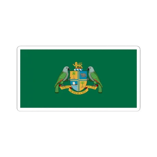 Flag of the President of Dominica (Dominica) STICKER Vinyl Kiss-Cut Decal 2 Inch White - The Sticker Space