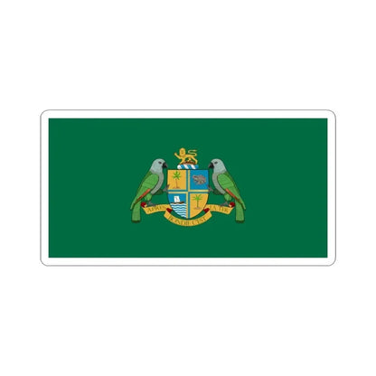 Flag of the President of Dominica (Dominica) STICKER Vinyl Kiss-Cut Decal 3 Inch White - The Sticker Space