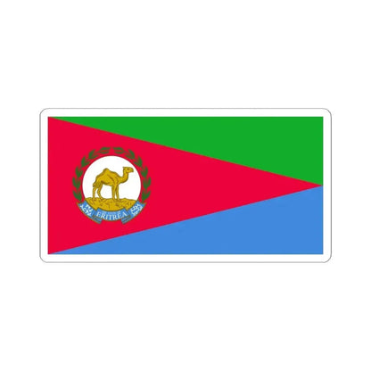 Flag of the President of Eritrea (Eritrea) STICKER Vinyl Kiss-Cut Decal 4 Inch White - The Sticker Space