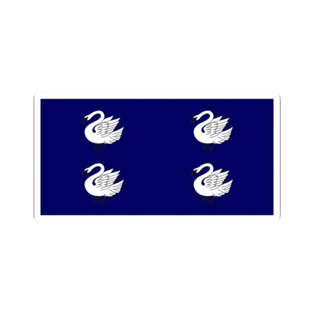 Flag of the President of Ireland 1944 proposal (Ireland) STICKER Vinyl Kiss-Cut Decal 2 Inch White - The Sticker Space