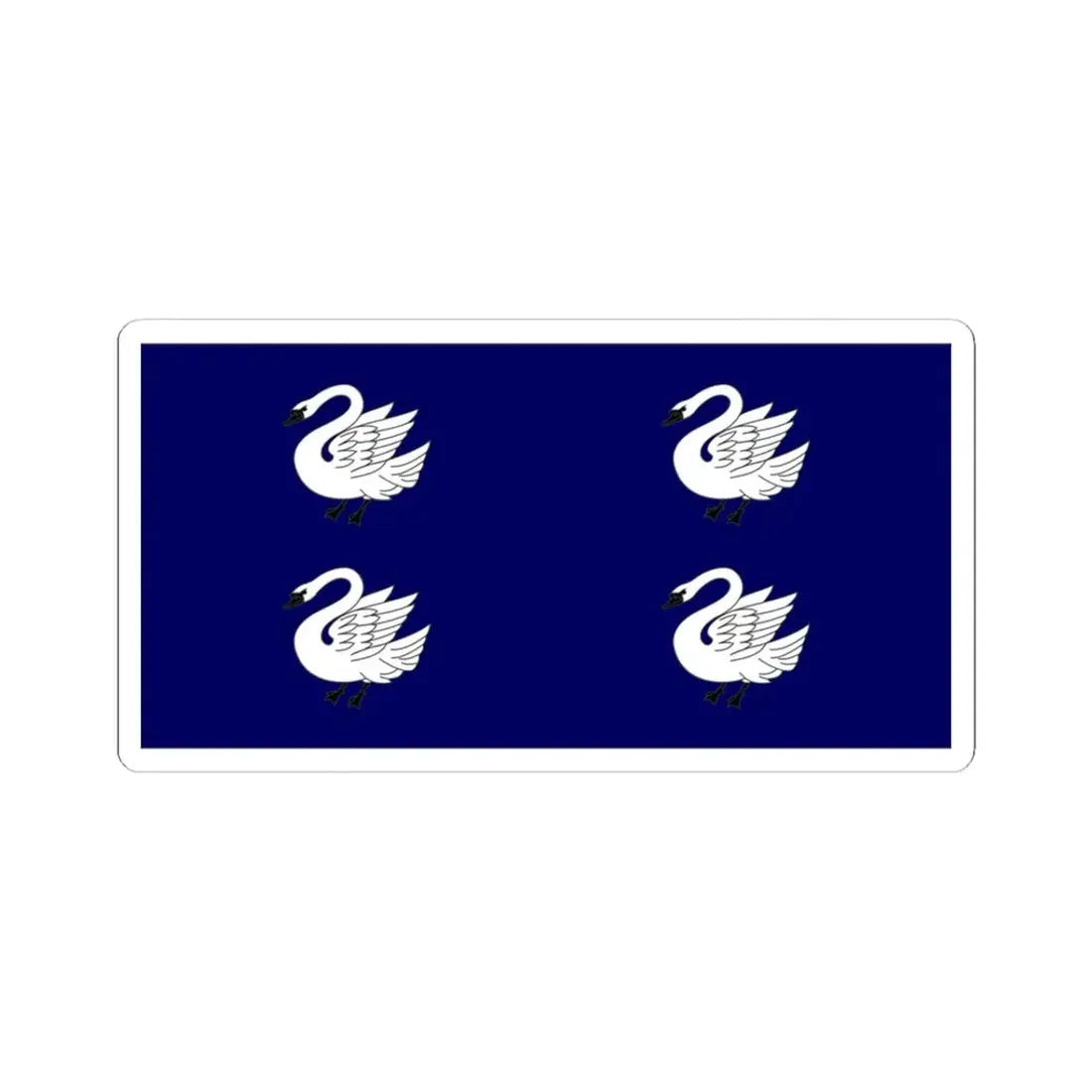 Flag of the President of Ireland 1944 proposal (Ireland) STICKER Vinyl Kiss-Cut Decal 3 Inch White - The Sticker Space