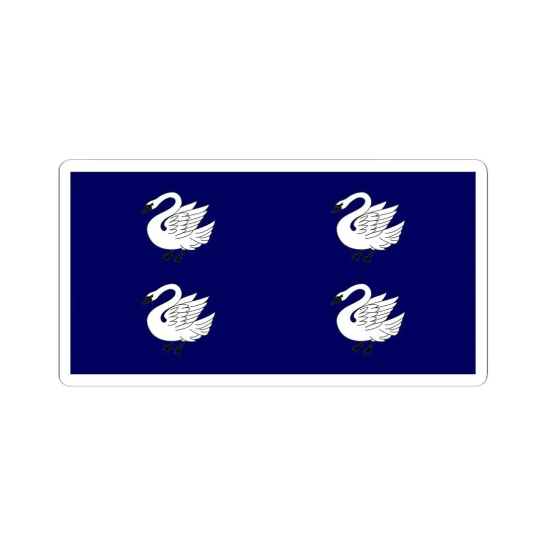 Flag of the President of Ireland 1944 proposal (Ireland) STICKER Vinyl Kiss-Cut Decal 4 Inch White - The Sticker Space