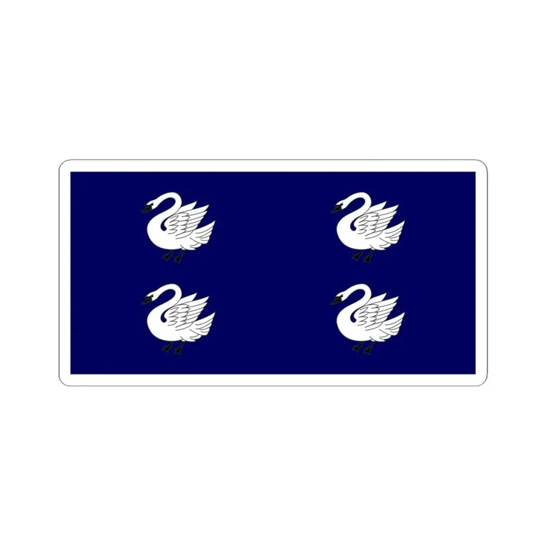 Flag of the President of Ireland 1944 proposal (Ireland) STICKER Vinyl Kiss-Cut Decal 6 Inch White - The Sticker Space