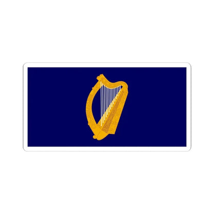 Flag of the President of Ireland (Ireland) STICKER Vinyl Kiss-Cut Decal 3 Inch White - The Sticker Space