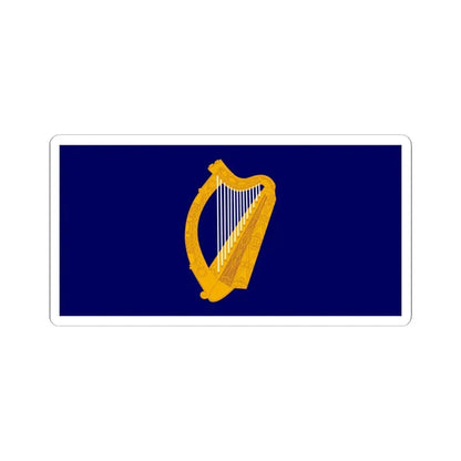 Flag of the President of Ireland (Ireland) STICKER Vinyl Kiss-Cut Decal 4 Inch White - The Sticker Space